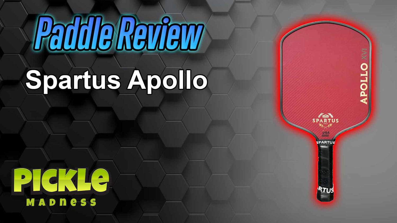 Spartus Apollo Pickleball Paddle Review