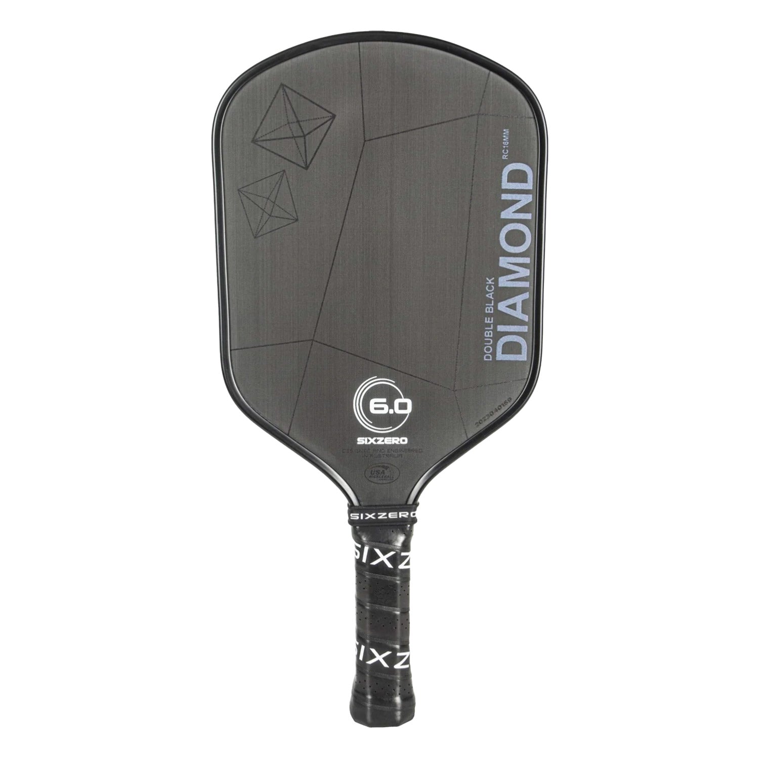 6.0 Black Double Diamond Pickleball Paddle