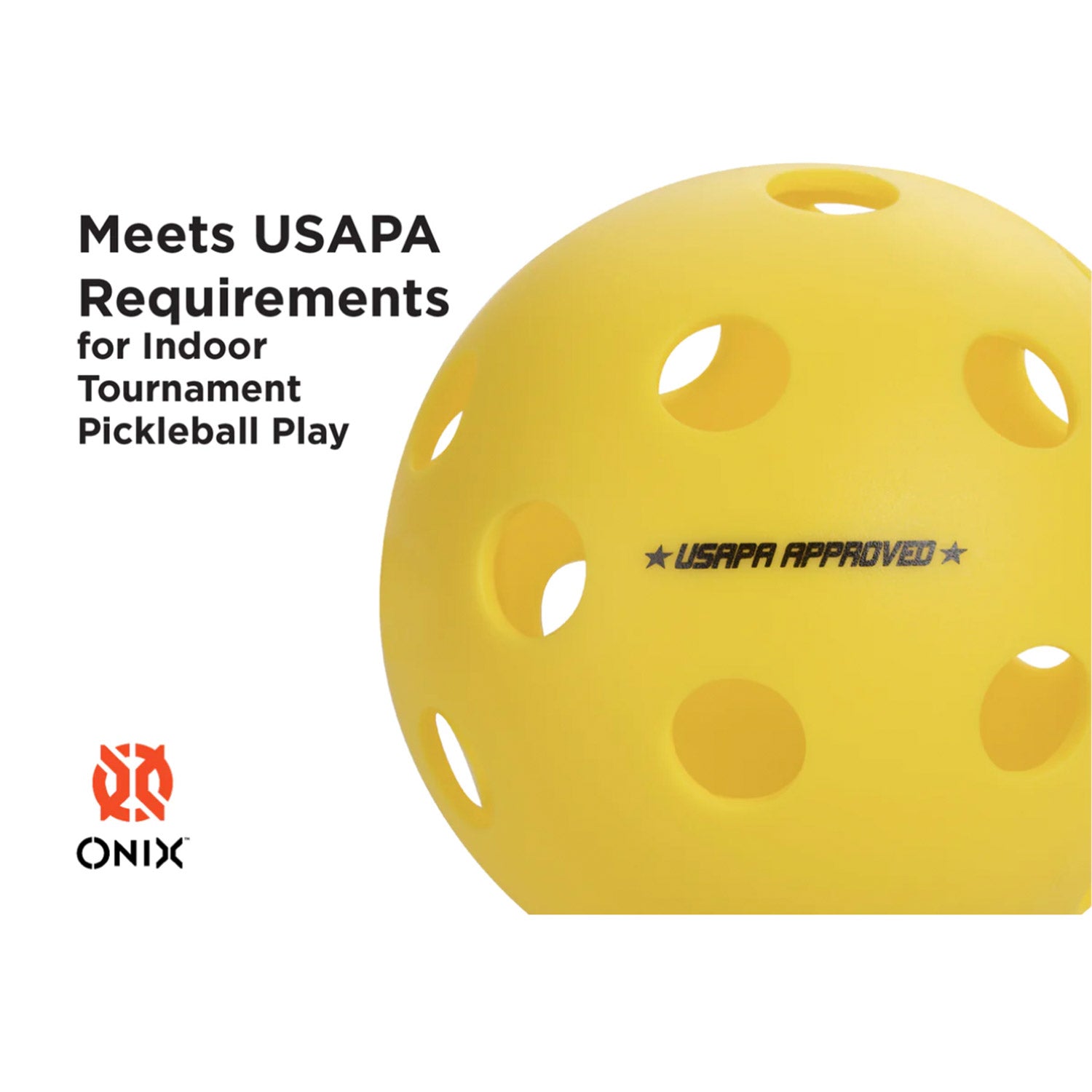 ONIX Fuse USAPA Indoor Pickleballs