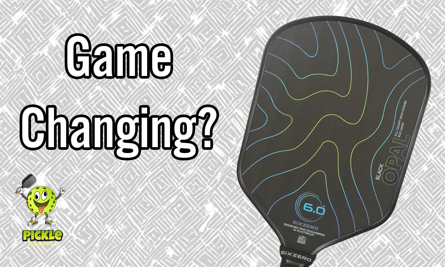 6.0 Six Zero Black Opal Pickleball Paddle Review