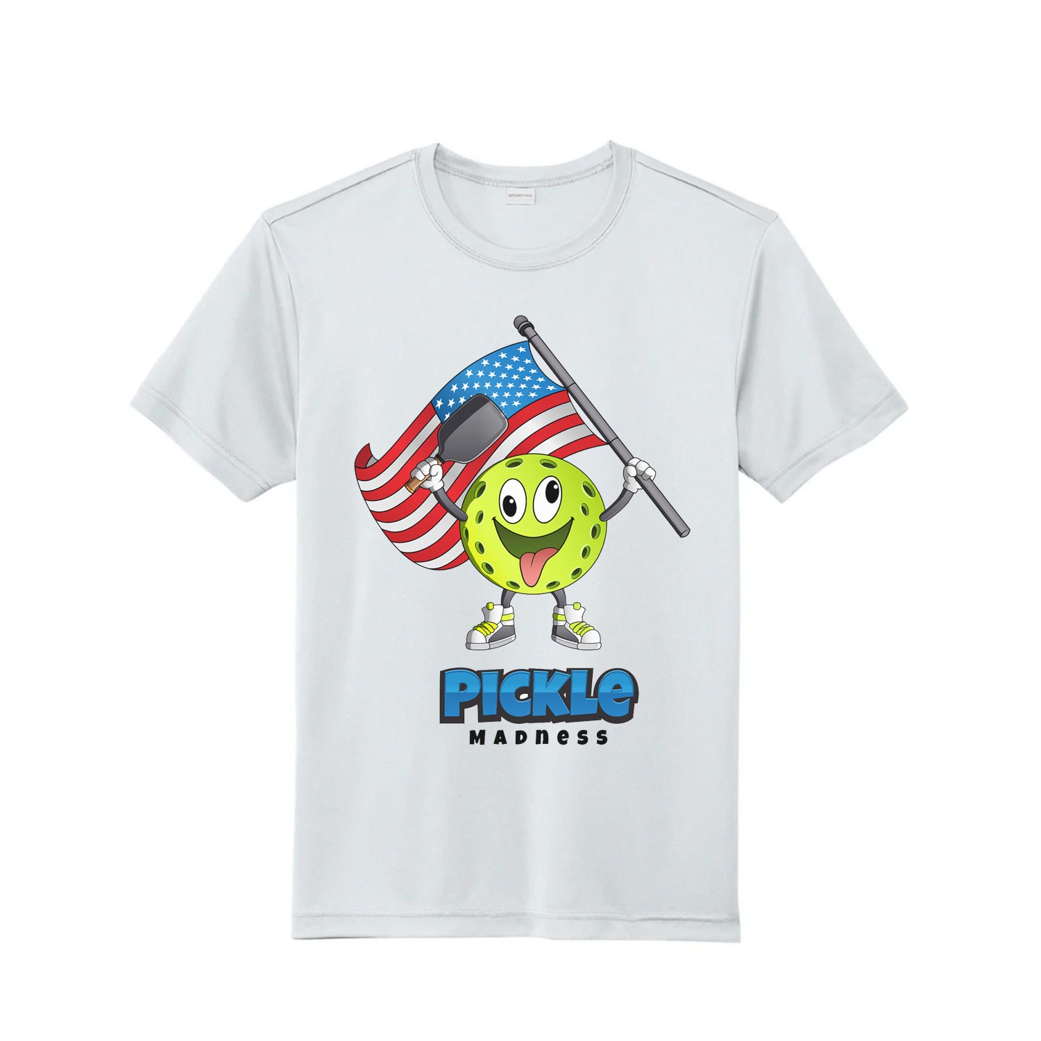 Pickle Madness American Flag Performance T-Shirt